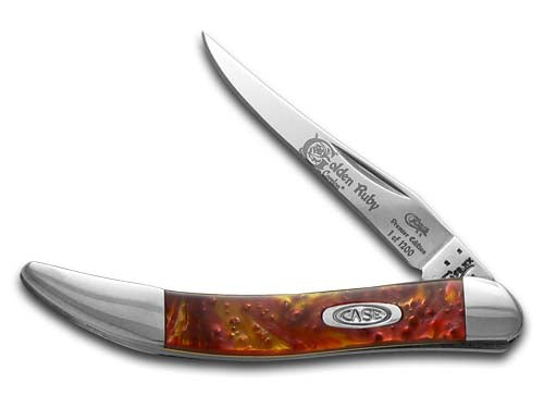 Case XX™ Knives Toothpick Golden Ruby Genuine Corelon 1/1200 Stainless 910096GR