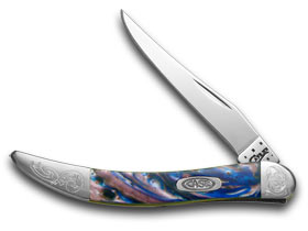 W.R. Case XX Knives Engraved Bolster Series Lolly Pop Corelon Toothpick Pocket Knife 910096LP/E