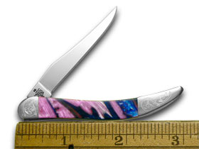 W.R. Case XX Knives Engraved Bolster Series Lolly Pop Corelon Toothpick Pocket Knife 910096LP/E