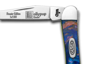 W.R. Case XX Knives Lollypop Genuine Corelon Toothpick 1/500 Pocket Knife 910096LP