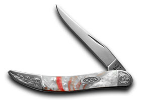 Case XX™ Knives Toothpick Peppermint Corelon Engraved Bolster Stainless 910096PM/E