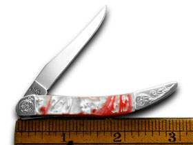 Case XX™ Knives Toothpick Peppermint Corelon Engraved Bolster Stainless 910096PM/E