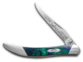 W.R. Case XX Knives Slant Series Aquarius Corelon Toothpick 1/2500 Stainless Pocket Knife S910096AQ