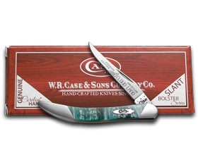 W.R. Case XX Knives Slant Series Cloud Land Corelon Small Toothpick 1/2500 Stainless Pocket Knife S910096CL