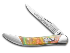 W.R. Case XX Knives Slant Series Rainbow Corelon Small Toothpick 1/2500 Stainless Pocket Knife S910096RB