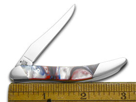 W.R. Case XX Knives Slant Series Star Spangled Banner Small Toothpick 1/2500 Stainless Pocket Knife S910096STAR