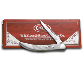 Case XX™ Knives Toothpick Slant Series White Pearl Corelon 1/2500 Pocket Knife S910096WP