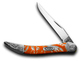 Case XX™ Knives Toothpick Engraved Bolster Tennessee Orange Corelon 910096TN/E