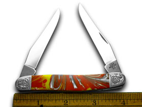 Case XX™ Knives Muskrat Engraved Bolster Fire In The Box Corelon Pocket Knife 9200FIB/E