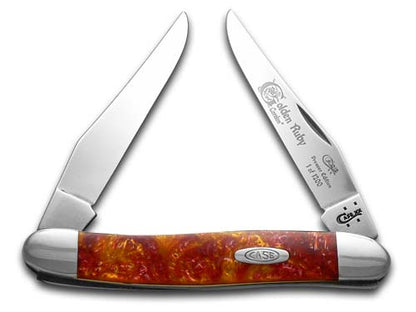 Case XX™ Knives Muskrat Golden Ruby Genuine Corelon 1/1200 Stainless Pocket Knife 9200GR