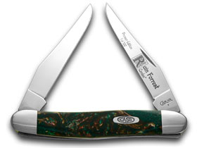 Case XX™ Knives Muskrat Rain Forrest Genuine Corelon 1/500 Stainless Pocket Knife 9200RF