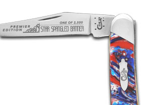 Case XX™ Knives Muskrat Slant Series Star Spangled Banner 1/2500 Pocket Knife S9200STAR