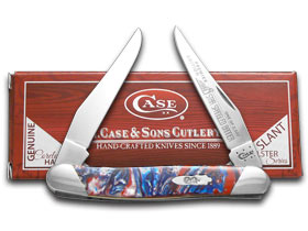 Case XX™ Knives Muskrat Slant Series Star Spangled Banner 1/2500 Pocket Knife S9200STAR