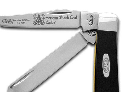 Case XX™ Knives Mini Trapper America's Black Coal Corelon 1/1200 Stainless 9207ABC