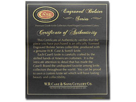W.R. Case XX Knives Engraved Bolster Series Lolly Pop Corelon Mini Trapper Pocket Knife 9207LP/E