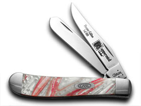 W.R. Case XX Knives Genuine Peppermint Corelon Mini Trapper 1/500 Pocket Knife 9207PM