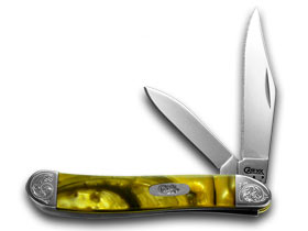 Case XX™ Knives Peanut Engraved Bolster 24K Corelon Stainless Pocket Knife 9220/E