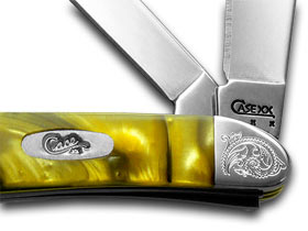 Case XX™ Knives Peanut Engraved Bolster 24K Corelon Stainless Pocket Knife 9220/E