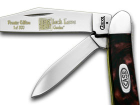 Case XX™ Knives Peanut Black Lava Genuine Corelon 1/500 Stainless Pocket Knife 9220BKL