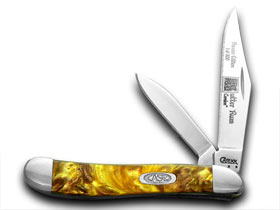 W.R. Case XX Knives Butter Rum Genuine Corelon 1/500 Peanut Pocket Knife 9220BR