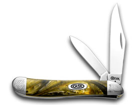 Case XX™ Knives Peanut Engraved Bolster Butter Rum Corelon Stainless 9220BR/E