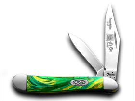 W.R. Case XX Knives Genuine Cats Eye Corelon 1/500 Peanut Pocket Knife 9220CE