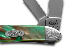 Case XX™ Knives Peanut Engraved Bolster Coral Sea Corelon Stainless 9220CS/E