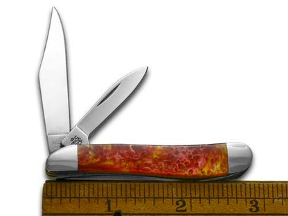 Case XX™ Knives Peanut Golden Ruby Genuine Corelon 1/1200 Stainless Pocket Knife 9220GR