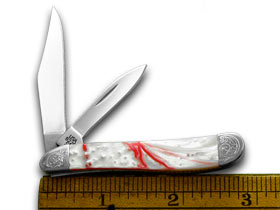 Case XX™ Knives Peanut Peppermint Corelon Engraved Bolster Stainless 9220PM/E