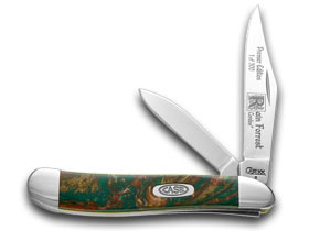 W.R. Case XX Knives Rain Forrest Genuine Corelon Peanut 1/500 Pocket Knife 9220RF-LTD