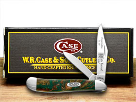 W.R. Case XX Knives Rain Forrest Genuine Corelon Peanut 1/500 Pocket Knife 9220RF-LTD