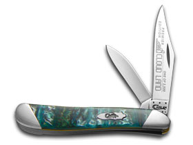 W.R. Case XX Knives Slant Series Cloud Land Corelon Peanut 1/2500 Stainless Pocket Knife S9220CL