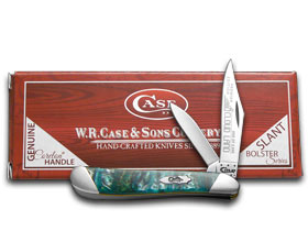 W.R. Case XX Knives Slant Series Cloud Land Corelon Peanut 1/2500 Stainless Pocket Knife S9220CL