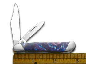 W.R. Case XX Knives Slant Series Lolly Pop Corelon Peanut 1/2500 Stainless Pocket Knife S9220LP