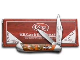 W.R. Case XX Knives Slant Series Oktoberfest Corelon Peanut 1/2500 Stainless Pocket Knife S9220OF