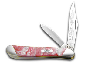 W.R. Case XX Knives Slant Series Peppermint Corelon Peanut 1/2500 Stainless Pocket Knife S9220PM