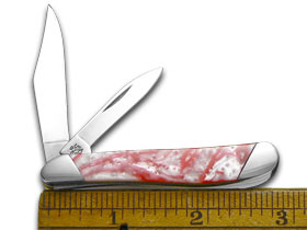 W.R. Case XX Knives Slant Series Peppermint Corelon Peanut 1/2500 Stainless Pocket Knife S9220PM