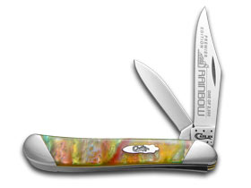 W.R. Case XX Knives Slant Series Rainbow Corelon Peanut 1/2500 Stainless Pocket Knife S9220RB