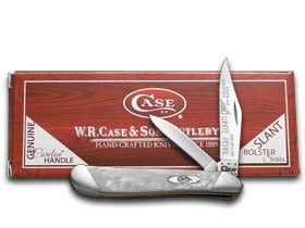 Case XX™ Knives Peanut Slant Series White Pearl Corelon 1/2500 Stainless S9220WP