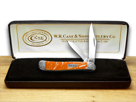 Case XX™ Knives Peanut Tennessee Orange Corelon Engraved Bolster Pocket Knife 9220TN/E