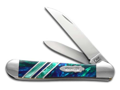 W.R. Case XX Knives Copperhead Vault Collection Aquarius & Santa Fe Corelon 9249W-AQSF Stainless Pocket Knife