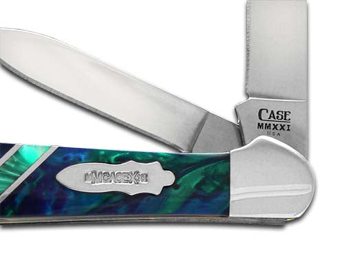 W.R. Case XX Knives Copperhead Vault Collection Aquarius & Santa Fe Corelon 9249W-AQSF Stainless Pocket Knife