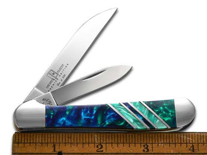 W.R. Case XX Knives Copperhead Vault Collection Aquarius & Santa Fe Corelon 9249W-AQSF Stainless Pocket Knife