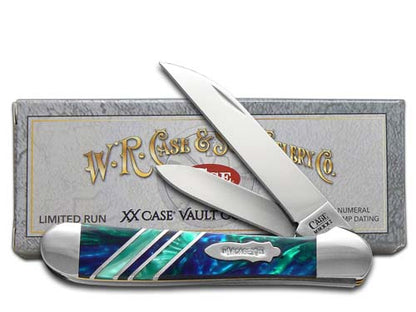 W.R. Case XX Knives Copperhead Vault Collection Aquarius & Santa Fe Corelon 9249W-AQSF Stainless Pocket Knife