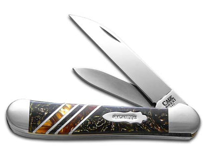 W.R. Case XX Knives Copperhead Vault Collection 1/250 Burly Oak & Butter Rum Corelon 9249W-BOBR Stainless Pocket Knife