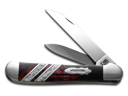 W.R. Case XX Knives Copperhead Vault Collection 1/250 Man in Black & White Pearl Corelon 9249W-MBWP Stainless Pocket Knife