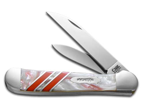 W.R. Case XX Knives Copperhead Vault Collection Peppermint & Red Corelon 9249W-PMRD Stainless Pocket Knife