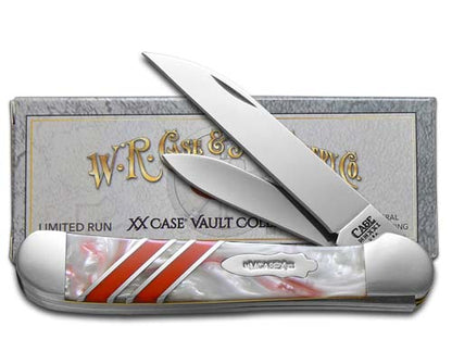 W.R. Case XX Knives Copperhead Vault Collection Peppermint & Red Corelon 9249W-PMRD Stainless Pocket Knife