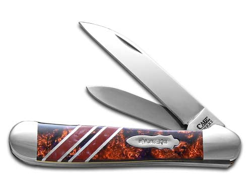 W.R. Case XX Knives Copperhead Vault Collection 1/250 Maroon Pearl & Sundance Corelon 9249W-SDMP Stainless Pocket Knife
