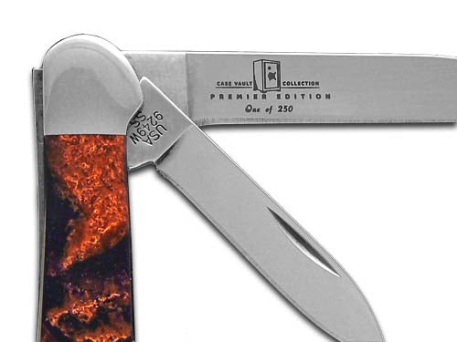 W.R. Case XX Knives Copperhead Vault Collection 1/250 Maroon Pearl & Sundance Corelon 9249W-SDMP Stainless Pocket Knife